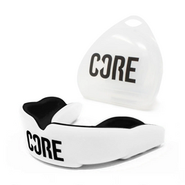 Apărător bucal CORE Protection Mouth Guard Gum Shield Alb