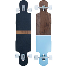 Longboard pentru carving NKX City Action Blue 99 cm