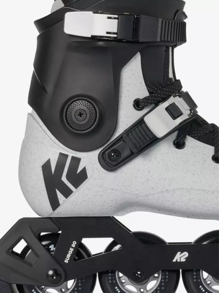 K2 Surge 80 Hardshell Rollers negru și gri