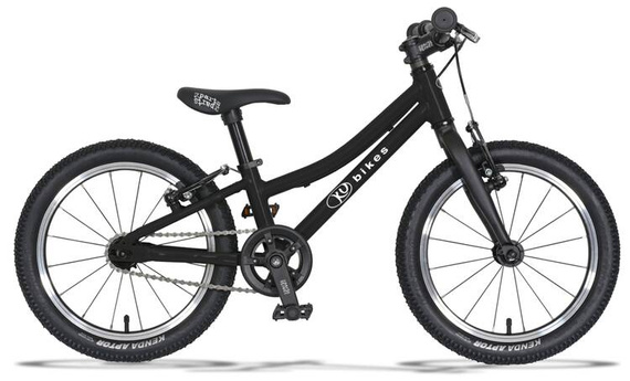 KUbikes biciclete pentru copii super-ușoare 16s 2 viteze Negru