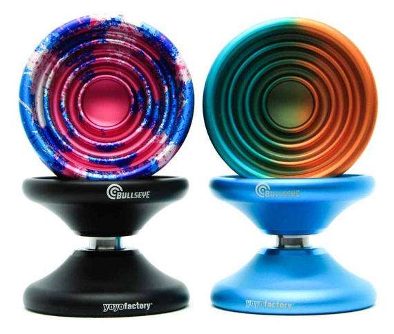 Yoyo din aluminiu YoYoFactory Bullseye Albastru