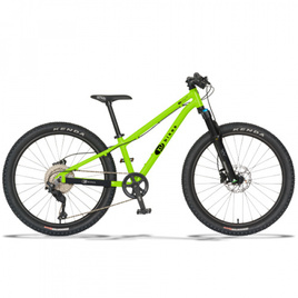 Lekki rower dla dzieci KUbikes 24S DISC Zielony