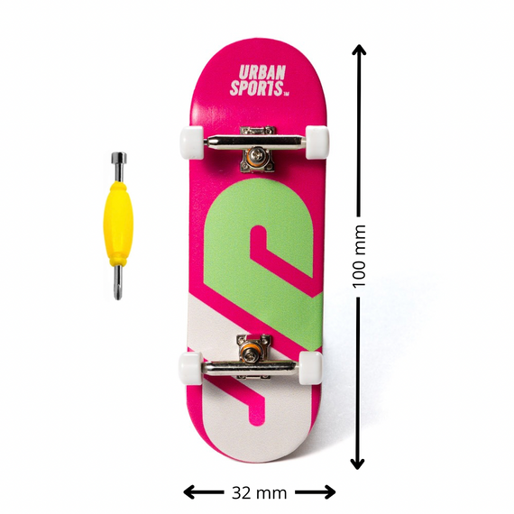 Fingerboard Complet Set-Up Urban Sports Logo Roz 32 mm