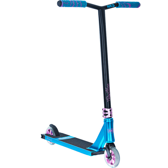 Scuter de performanță NKD Rally V4 Black Teal wys. 79 cm