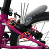 Apărători de noroi KUbikes pentru biciclete cu V-Brake Apărători de noroi KUbikes Negru