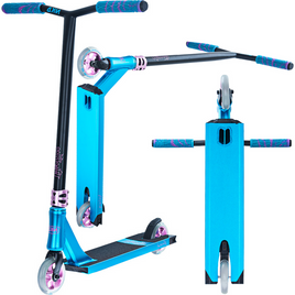 Scuter de performanță NKD Rally V4 XS Black Teal wys. 73 cm