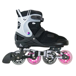 Patine în linie Story Motion reglabile Black-Pink-Black