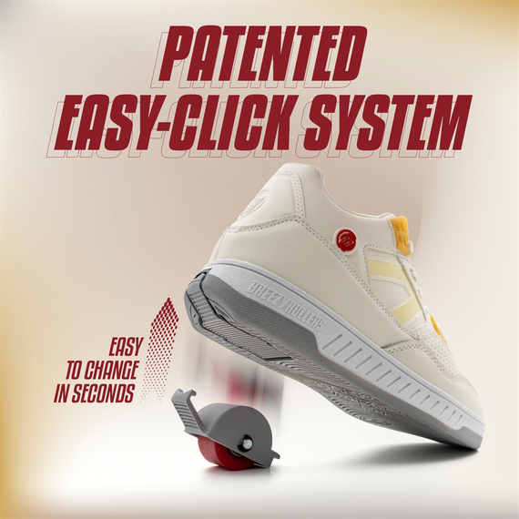 Breezy Rollers Jumper Cream Pantofi