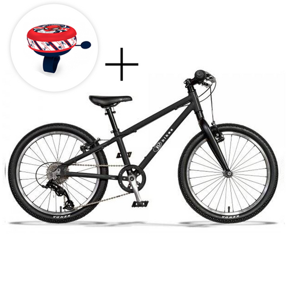 KUbikes 20s bicicletă superușoară pentru copii Negru