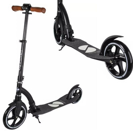 Scuter de transport urban cu suspensie frontală Story Retro Ride Negru