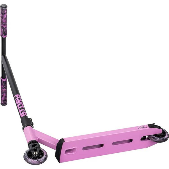 Story Diablo Scooter de înaltă performanță negru și roz. 78 cm