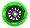 Slamm Nylon Core Roată verde 100 mm roată scuter (1 buc.)