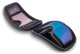 REKD Classic SnapFit Snow Goggles Kit Black/Chromatic Sapphire M/L snowboard și ochelari de schi