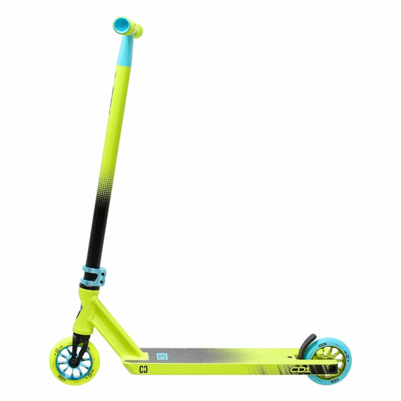 Trotinetă de Freestyle CORE CD1 Complete Stunt Scooter Verde-Lime cu Albastru înălț. 81 cm