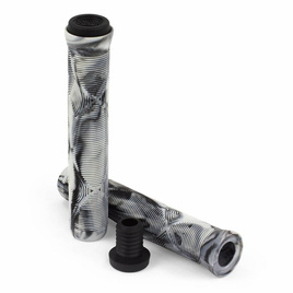 Mânere de performanță pentru scutere Slamm Team Swirl Bar Grips Urban Grey 165 mm