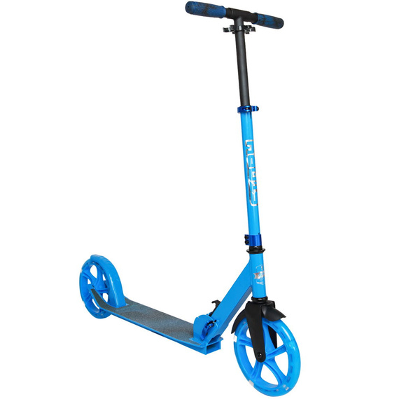 Scuter de transport cu roți mari Story Urban GO! LED albastru
