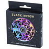 Roată pentru scuter NKD Black Widow albastru și curcubeu 120 mm