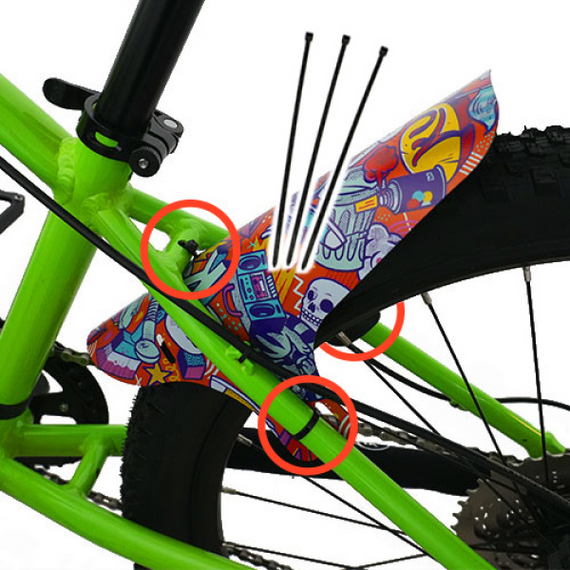 Apărători de noroi pentru KUbikes Biciclete cu frâne pe disc DISC Apărători de noroi KUbikes Comics