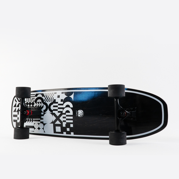 Surfskate Cutback bord - B & W 32 "