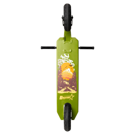 NKD Bullit Dirt Scooter Army Green 92 cm off-road performanță scuter