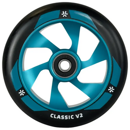 Union Classic V2 Pro Scooter Roată negru și turcoaz 110 mm