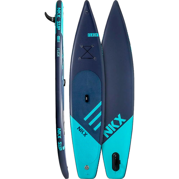 SUP placă gonflabilă de turism NKX Flash Glacier Navy 12'6