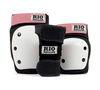 RIO ROLLER Triple Pad Protectors Set negru și roz