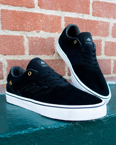Pantofi EMERICA The Low Vulc Negru/Oro/alb