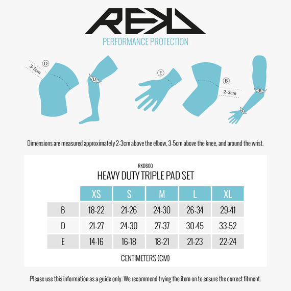 REKD Heavy Duty Triple Pad Set Blue-Pink Protectori