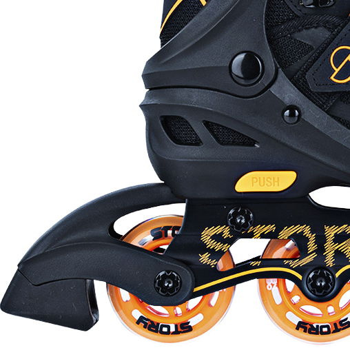 Story Fusion Adjustable Inline Skates Portocaliu