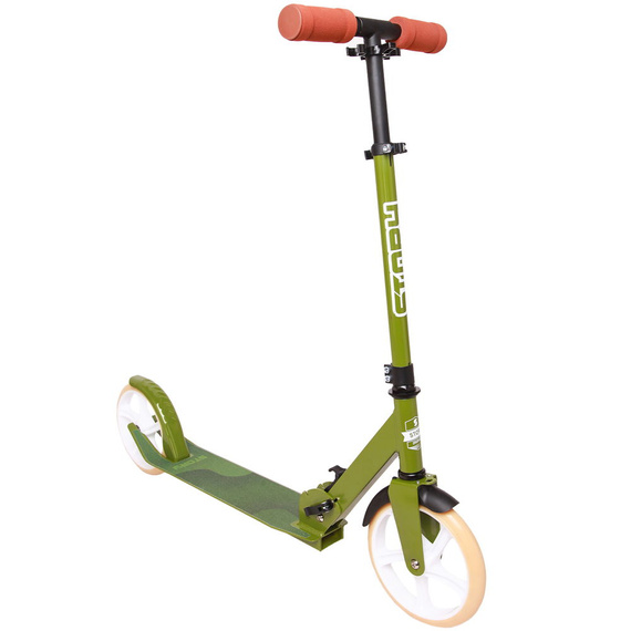 Scuter de transport cu roți mari Story Urban GO! Verde