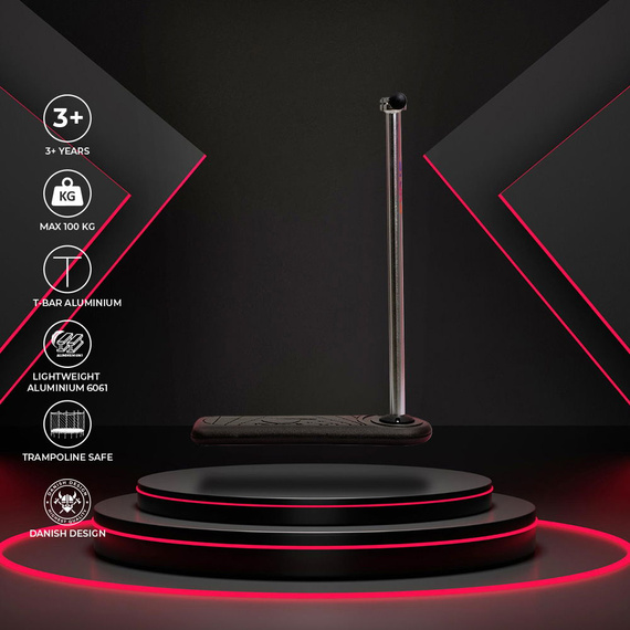 Story Trampoline Scooter negru wys. 61 cm