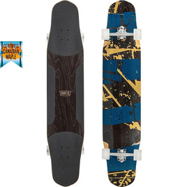 NKX Superior Dancing Longboard negru și auriu 48.5"