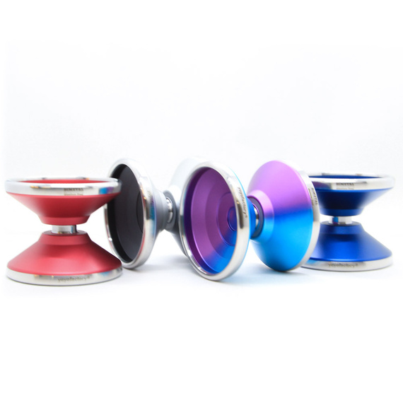 Yoyo metalic pentru avansat YoYoFactory BiMetal Red