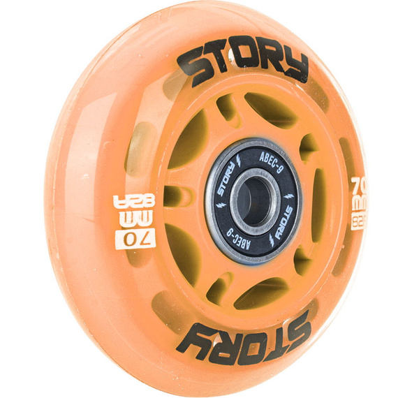 Story Inline Skates Rollerblade Roți cu rulmenți Orange 64 mm (8 buc).)