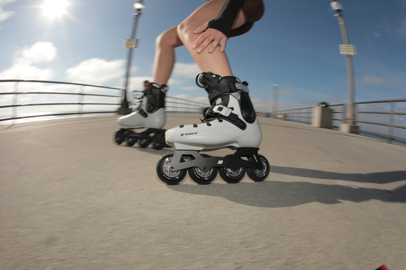 K2 Surge 80 Hardshell Rollers negru și gri