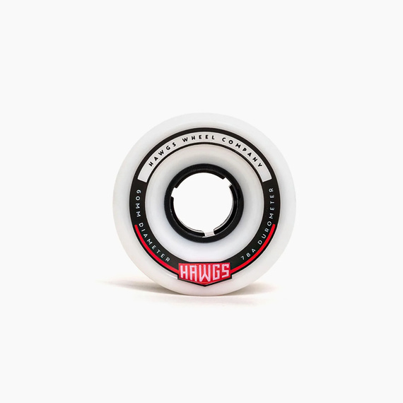 Hawgs Chubby 60mm 78A alb roți Longboard