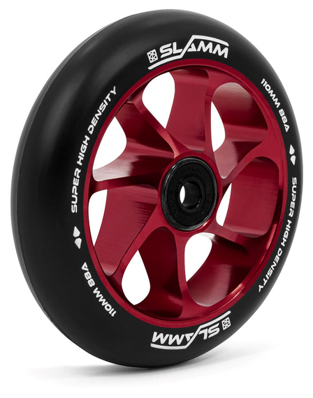 Slamm Team Scooter Roată negru și roșu110 mm (1 buc).)
