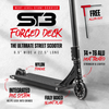 Trotinetă de freestyle CORE ST3 Complete Stunt Scooter Negru înălțime 96 cm
