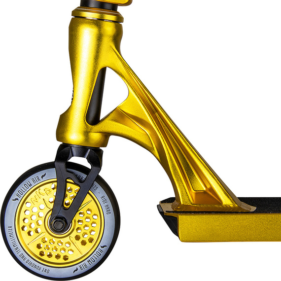 Performanță Scooter mare aluminiu ușor Platformă largă NKD Turbine Bull Gold Gold Înălțime 87 cm