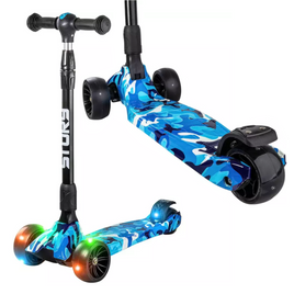 Story Lil Crazy Kids Transport Scooter Army Blue