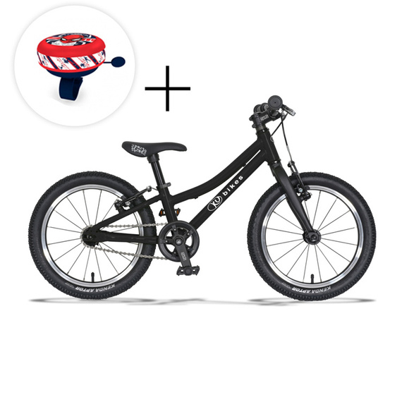 KUbikes 16s bicicletă superușoară pentru copii negru