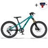 Superlekki rower dla dzieci KUbikes 20S DISC Turkusowy