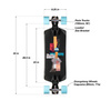 Longboard Loaded Fathom complet (Orangatang Caguama 85 mm) 33"