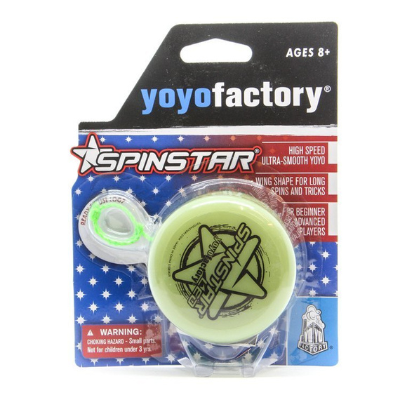 YoYoFactory Spinstar GLOW Fluorescent Light-up Yoyo