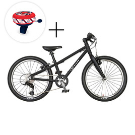 Superlekki rower dla dzieci KUbikes 20L Czarny