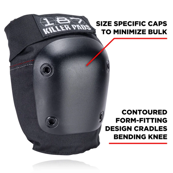 187 Killer Pads Fly Knee Pad negru