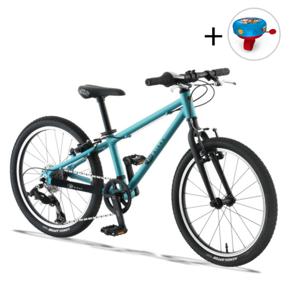 Superlekki rower dla dzieci KUbikes 20L Turkusowy