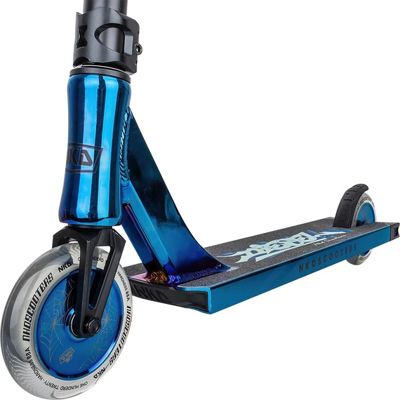NKD Diesel Stunt Scooter negru și albastru 87 cm