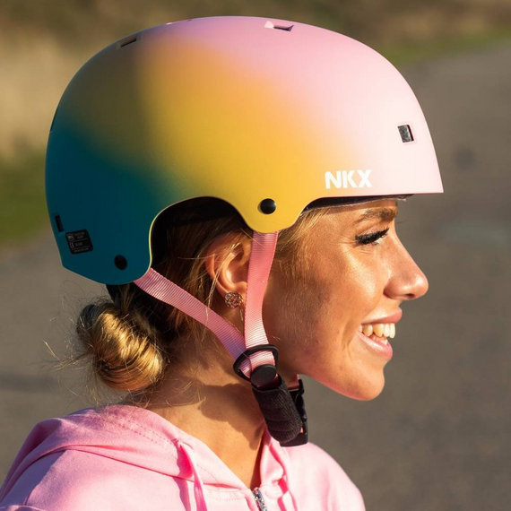 NKX Brain Saver Cască de skateboard Pastel Fade